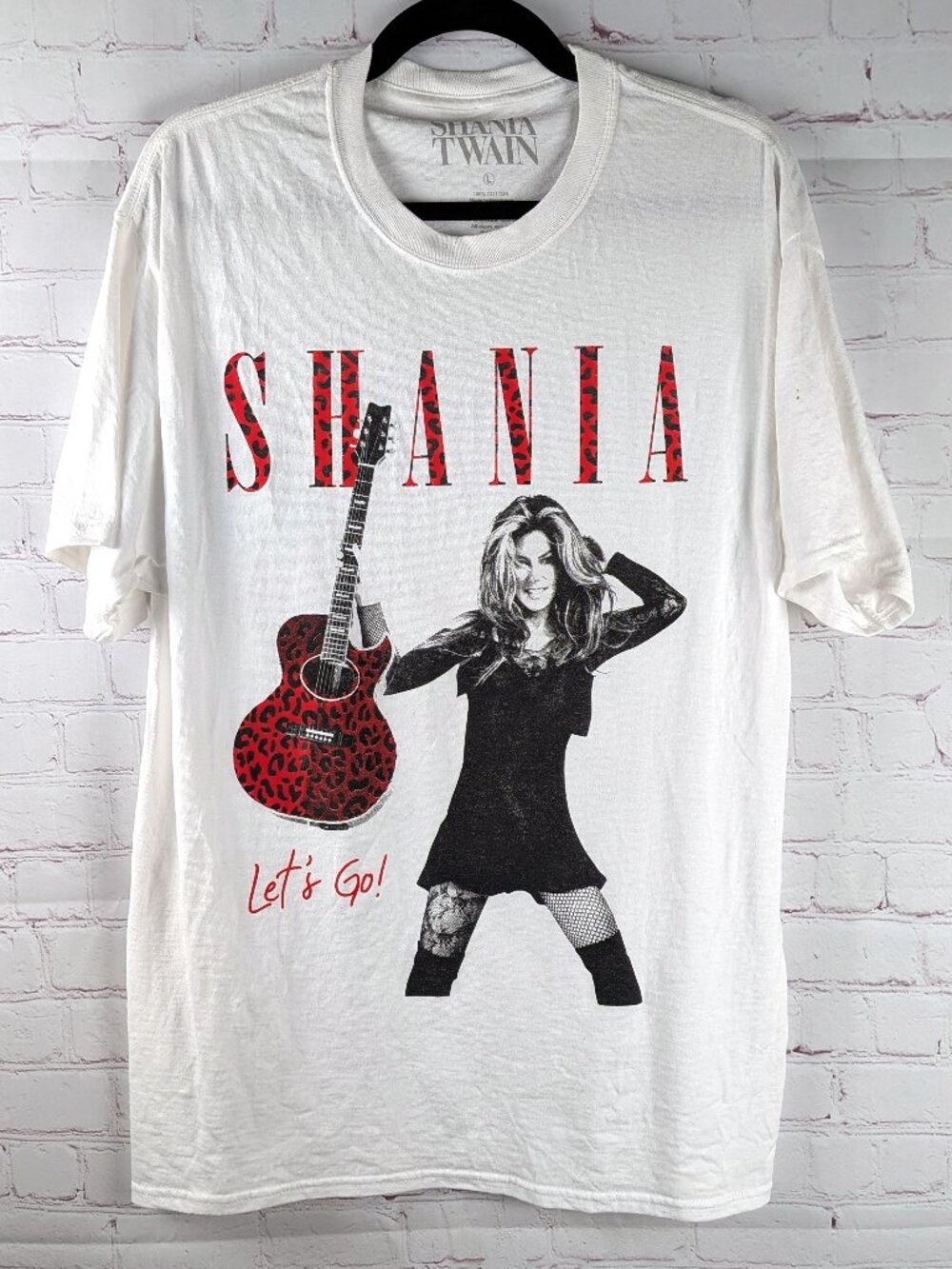 Shania Twain Let's Go Graphic Tee L